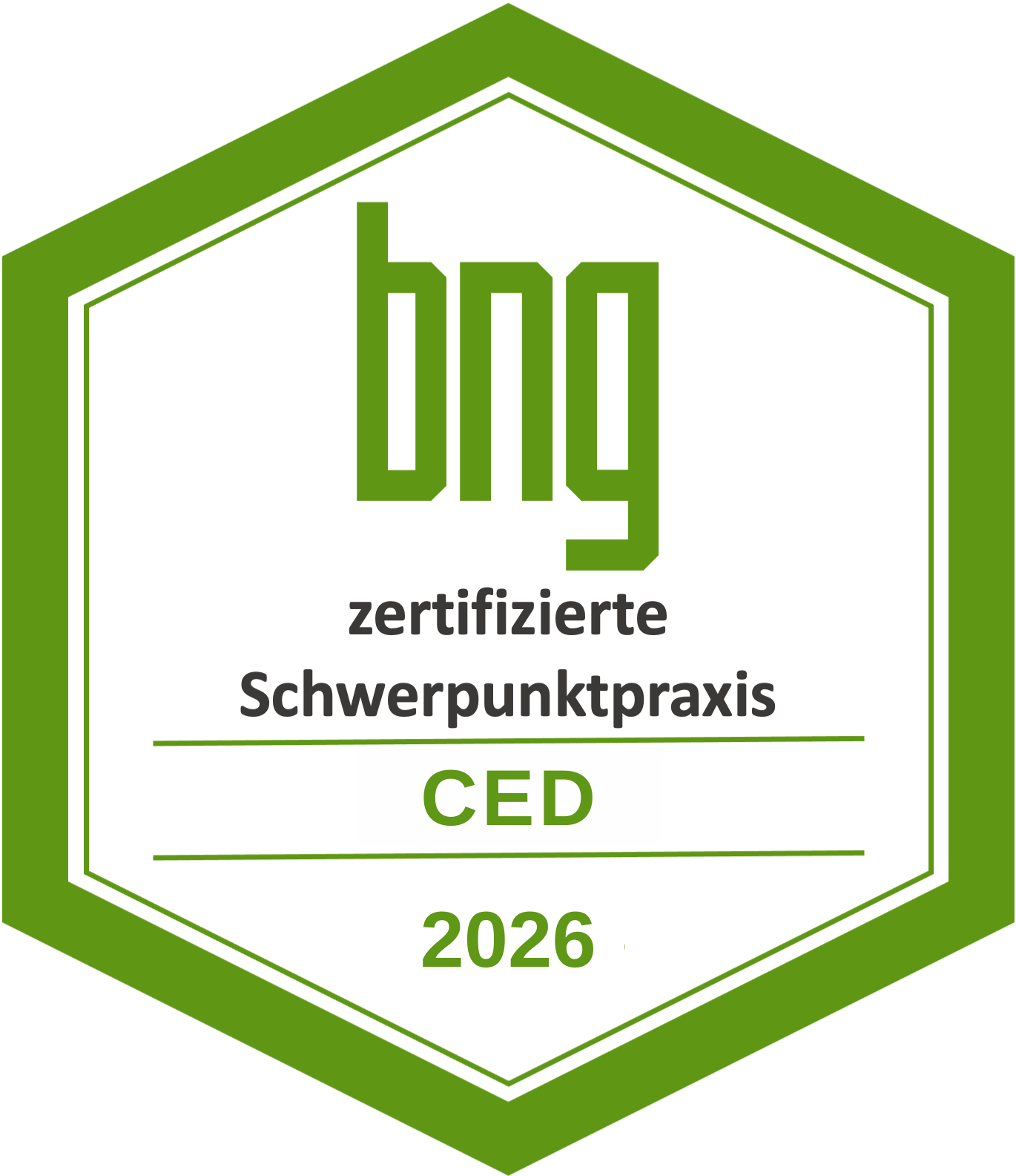 bng - zertifizierte Schwerpunktpraxis - CED